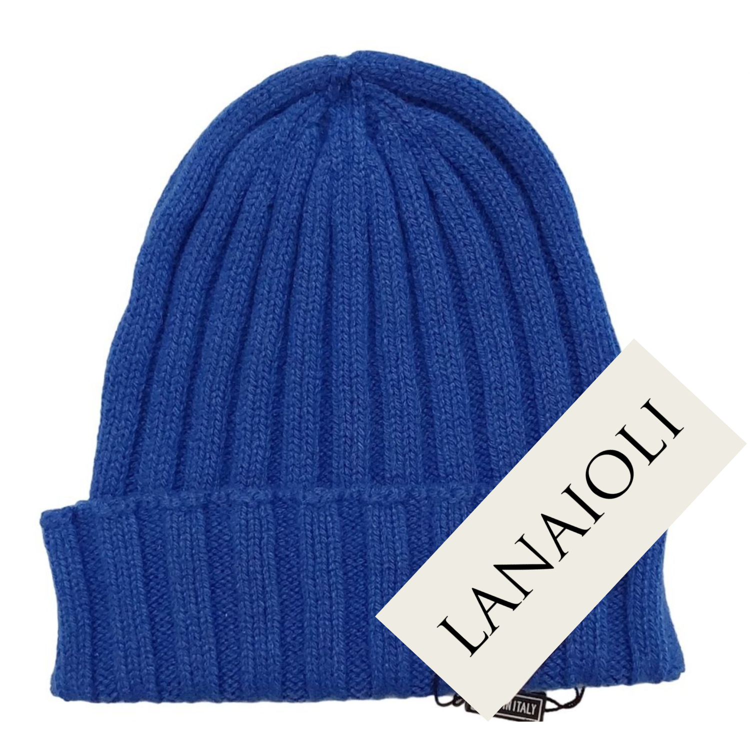 Men's Ribbed Hat in Regenerated Cashmere-8