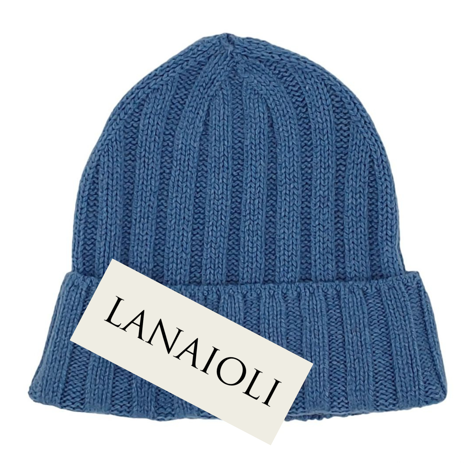 Men's Ribbed Hat in Regenerated Cashmere-5